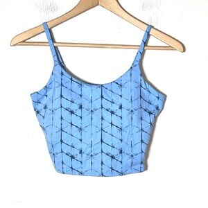 Tavi blue athletic cropped tank  sports bra size small S B175